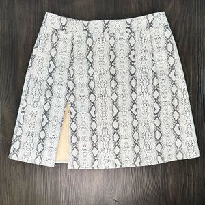 Princess Polly Samir’s Mini Snakeskin Skirt